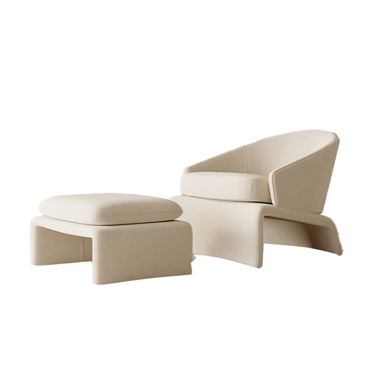 応接セット 受付ソファ リビングソファ 休憩室 フットレスト 人間工学 柔軟性 おしゃれ ベージュ カスタマイズ可能 JDZH-N009