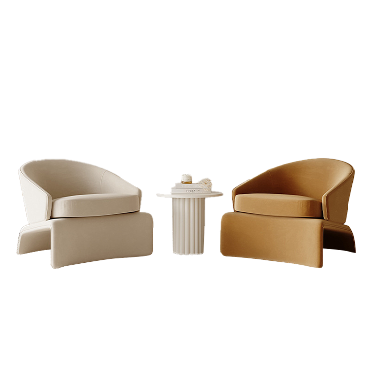 応接セット 受付ソファ リビングソファ 休憩室 フットレスト 人間工学 柔軟性 おしゃれ ベージュ カスタマイズ可能 JDZH-N009