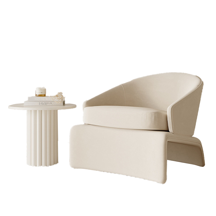 応接セット 受付ソファ リビングソファ 休憩室 フットレスト 人間工学 柔軟性 おしゃれ ベージュ カスタマイズ可能 JDZH-N009