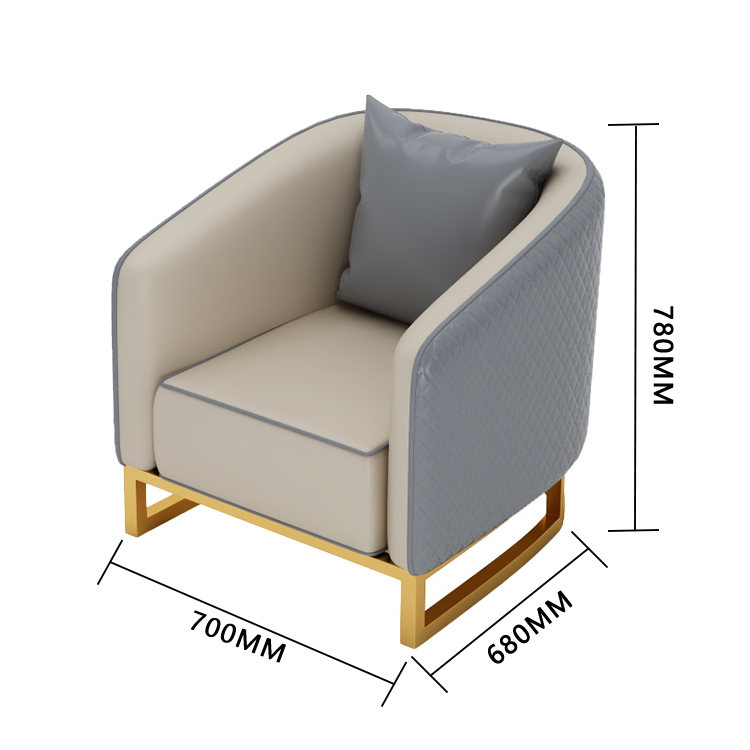 応接セット 相談用ソファ 丸テーブル 1 人掛け 受付用 喫茶店 スチールフレーム 焼付塗装 おしゃれ カスタマイズ可能 JDZH-N010