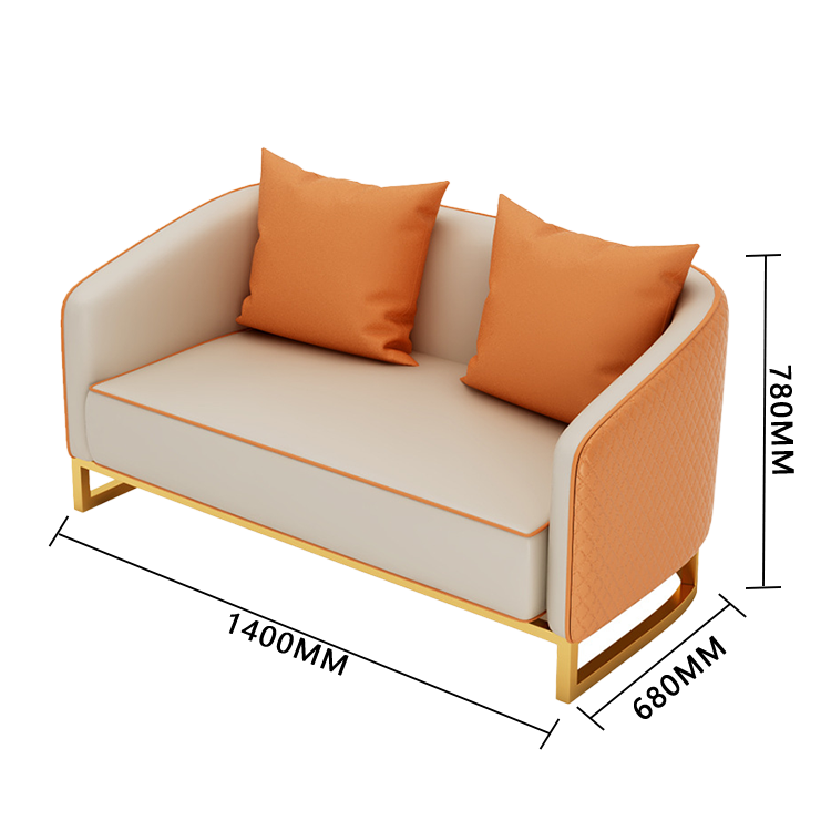 応接セット 相談用ソファ 丸テーブル 1 人掛け 受付用 喫茶店 スチールフレーム 焼付塗装 おしゃれ カスタマイズ可能 JDZH-N010