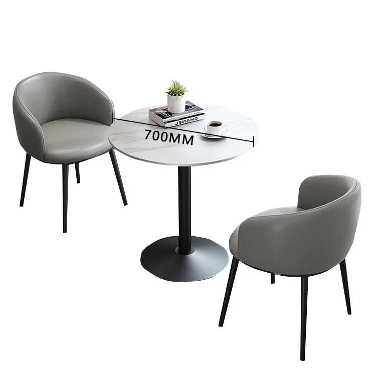 応接セット 相談用チェア ローテーブル カフェテーブル 商談用 休憩室 受付用 焼付塗装 シンプル カスタマイズ可能 JDZH-N013