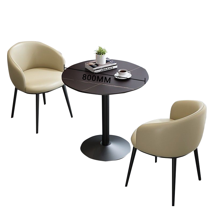 応接セット 相談用チェア ローテーブル カフェテーブル 商談用 休憩室 受付用 焼付塗装 シンプル カスタマイズ可能 JDZH-N013