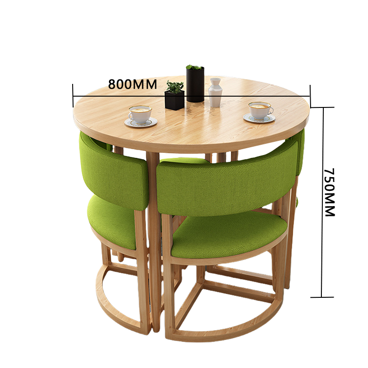 応接セット ダイニングセット 食卓セット 4人用 商談用 喫茶店 スチールフレーム シンプル おしゃれ カスタマイズ可能 JDZH-N016