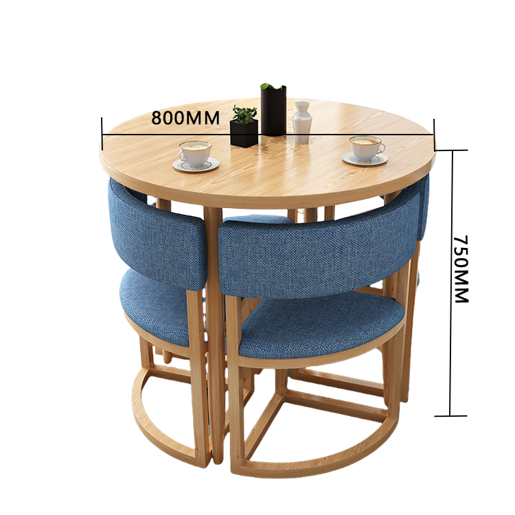 応接セット ダイニングセット 食卓セット 4人用 商談用 喫茶店 スチールフレーム シンプル おしゃれ カスタマイズ可能 JDZH-N016