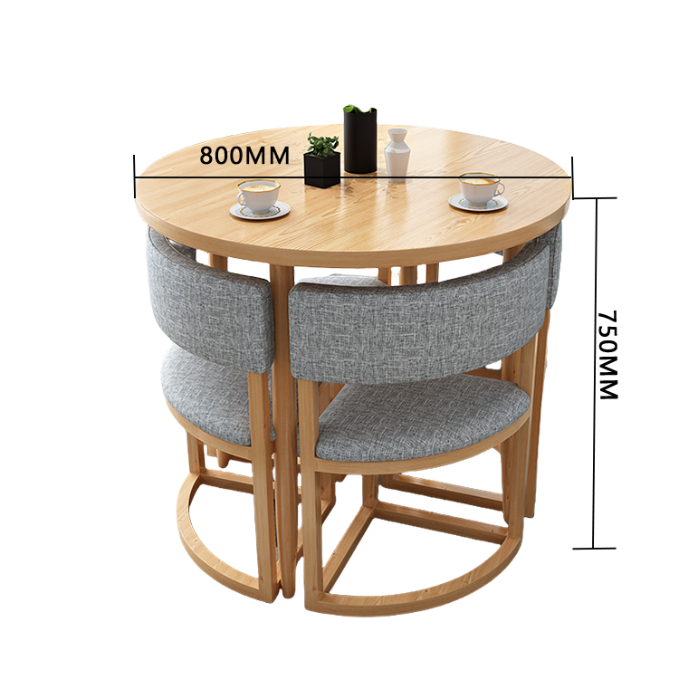 応接セット ダイニングセット 食卓セット 4人用 商談用 喫茶店 スチールフレーム シンプル おしゃれ カスタマイズ可能 JDZH-N016