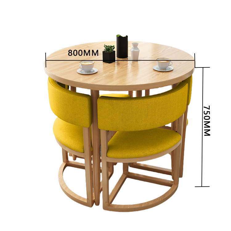 応接セット ダイニングセット 食卓セット 4人用 商談用 喫茶店 スチールフレーム シンプル おしゃれ カスタマイズ可能 JDZH-N016