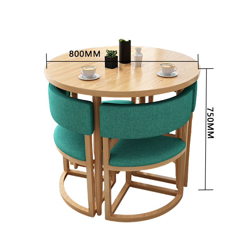 応接セット ダイニングセット 食卓セット 4人用 商談用 喫茶店 スチールフレーム シンプル おしゃれ カスタマイズ可能 JDZH-N016