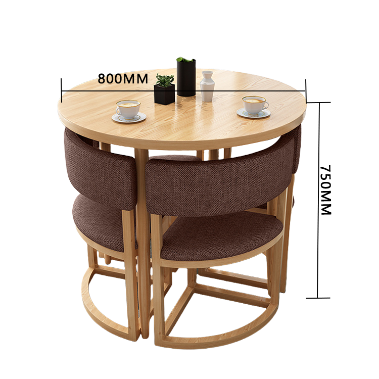 応接セット ダイニングセット 食卓セット 4人用 商談用 喫茶店 スチールフレーム シンプル おしゃれ カスタマイズ可能 JDZH-N016