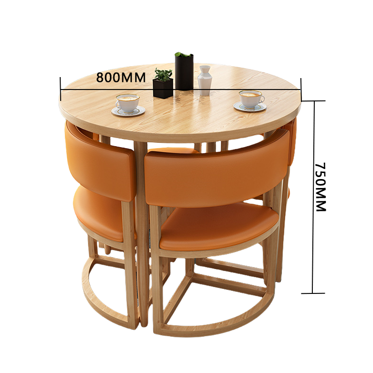 応接セット ダイニングセット 食卓セット 4人用 商談用 喫茶店 スチールフレーム シンプル おしゃれ カスタマイズ可能 JDZH-N016