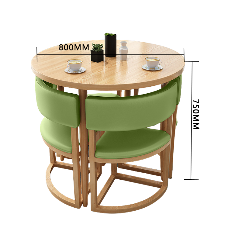 応接セット ダイニングセット 食卓セット 4人用 商談用 喫茶店 スチールフレーム シンプル おしゃれ カスタマイズ可能 JDZH-N016