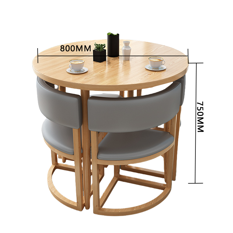 応接セット ダイニングセット 食卓セット 4人用 商談用 喫茶店 スチールフレーム シンプル おしゃれ カスタマイズ可能 JDZH-N016