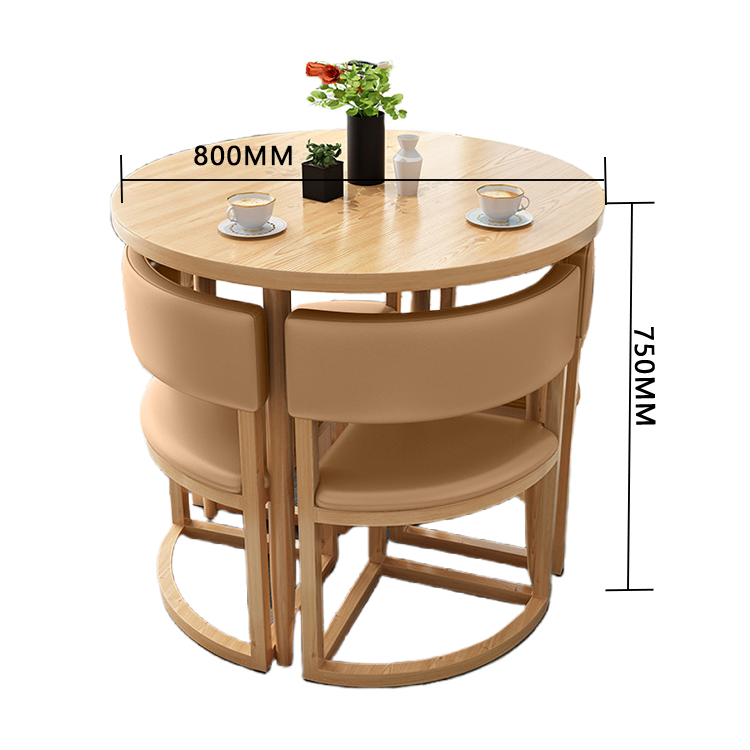 応接セット ダイニングセット 食卓セット 4人用 商談用 喫茶店 スチールフレーム シンプル おしゃれ カスタマイズ可能 JDZH-N016