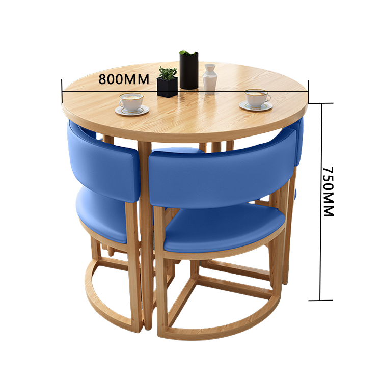 応接セット ダイニングセット 食卓セット 4人用 商談用 喫茶店 スチールフレーム シンプル おしゃれ カスタマイズ可能 JDZH-N016