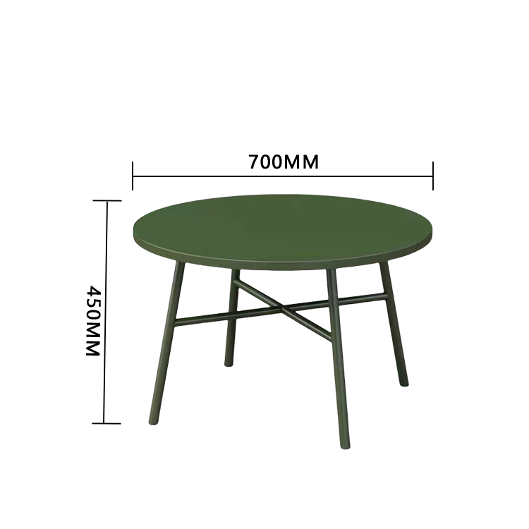 応接セット ローテーブル スチール アウトドア 焼付塗装 人間工学 シンプル グリーン ホワイト カスタマイズ可能 JDZH-N020