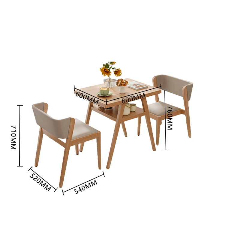 応接セット ダイニングテーブル リビングテーブル 喫茶店 店舗用 モダン 洗練 ホワイト ナチュラル ウォールナット JDZH-N021