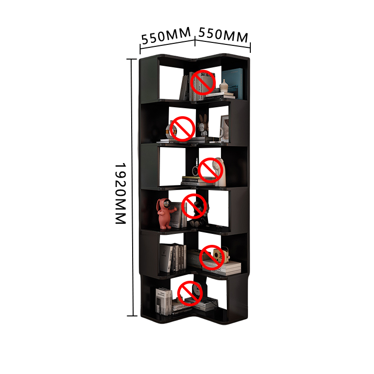 収納ラック コーナーシェルフ オープンラック L型 ブックラック 大容量 コーナー棚 室内 角置き ホワイト JYCWG-N022