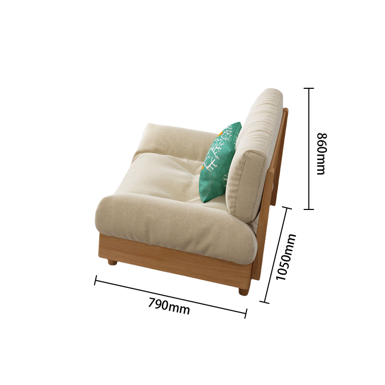 リビングソファ 北欧ソファ 在宅用 2人掛け 3人掛け 木製フレーム 人間工学 柔らかい ナチュラル カスタマイズ可能 JYSF-N006