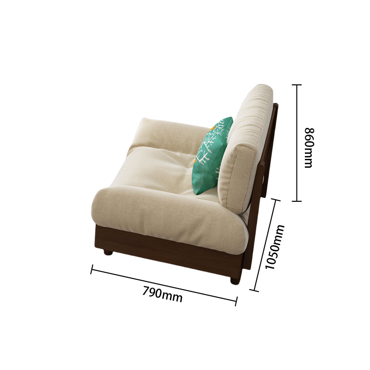 リビングソファ 北欧ソファ 在宅用 2人掛け 3人掛け 木製フレーム 人間工学 柔らかい ナチュラル カスタマイズ可能 JYSF-N006