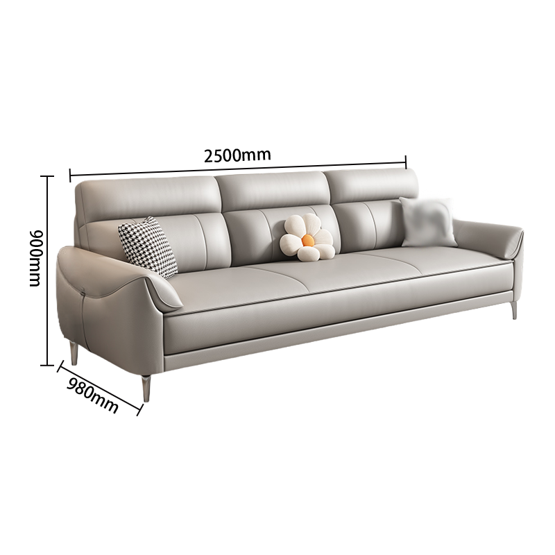 カウチソファ アームソファ リビング用 在宅用 パイン材フレーム 人間工学 簡素 シンプル ブラウン カスタマイズ可能 JYSF-N029