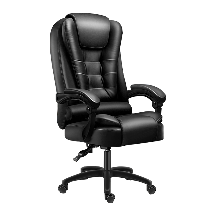 エグゼクティブチェア オフィスチェア 人間工学 回転可能 アームレスト キャスター 高級感 ブラック カスタマイズ可能 LBY-N008