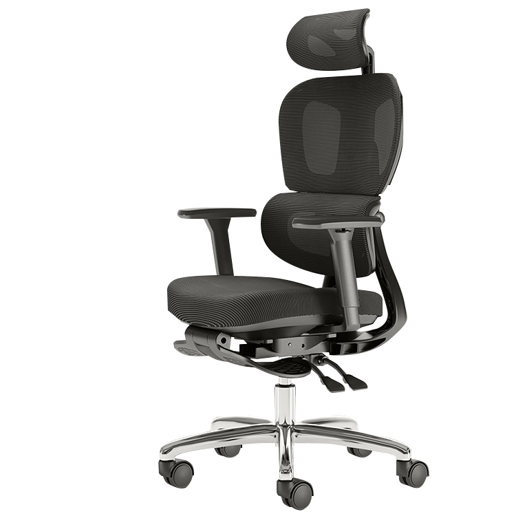 エグゼクティブチェア 役員用チェア オフィスチェア 人間工学 メッシュ生地 通気性 安全性 ブラック カスタマイズ可能 LBY-N001