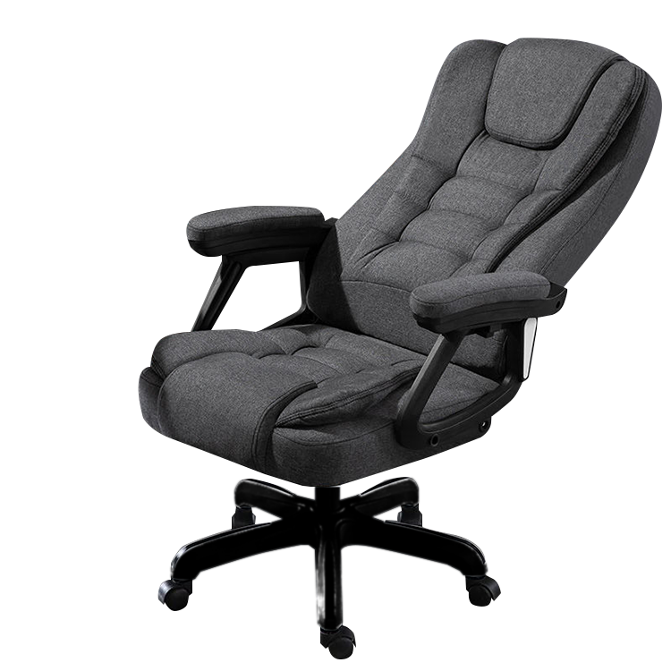 エグゼクティブチェア オフィスチェア レザーチェア 人間工学 キャスター フットレスト 高級感 ブラック カスタマイズ可能 LBY-N003