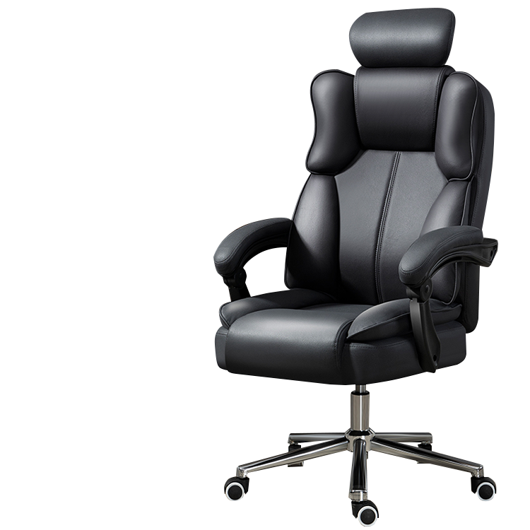 エグゼクティブチェア オフィスチェア パソコンチェア 人間工学 昇降回転 フットレスト ブラック カスタマイズ可能 LBY-N009