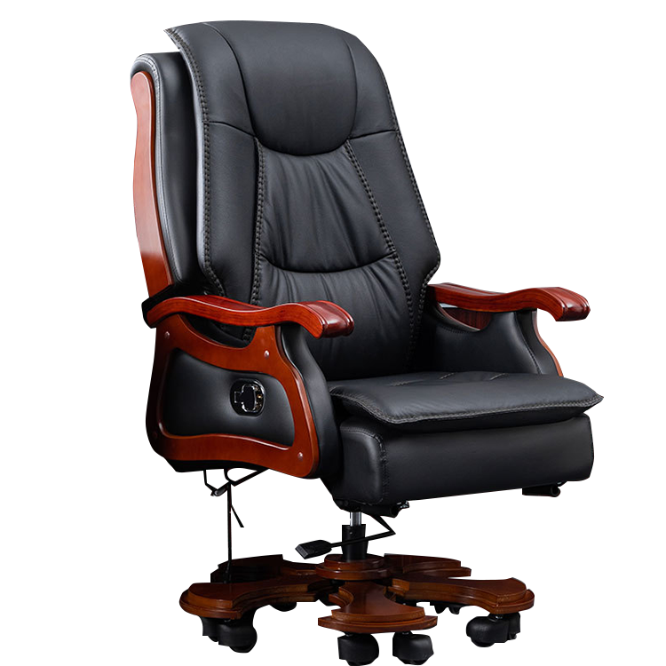 エグゼクティブチェア オフィスチェア 会社用 人間工学 昇降可能 回転可能 キャスター 高級感 ブラウン カスタマイズ可能 LBY-N016