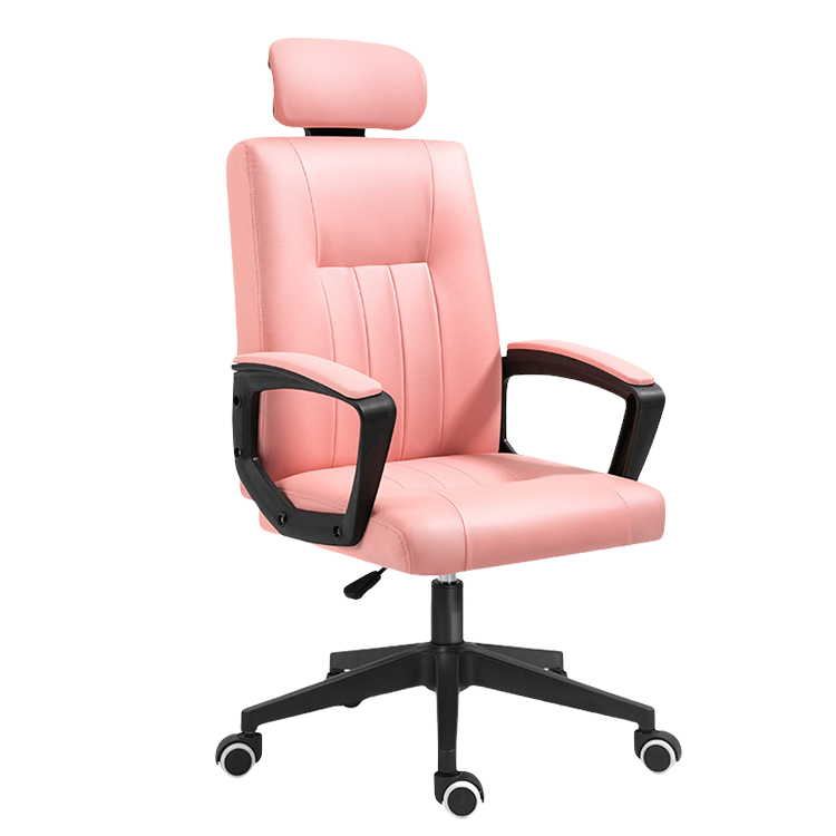 ワークチェア オフィスチェア 事務椅子 回転可能 キャスター付き ヘットレスト ファブリック カーキ カスタマイズ可能 LBY-N034