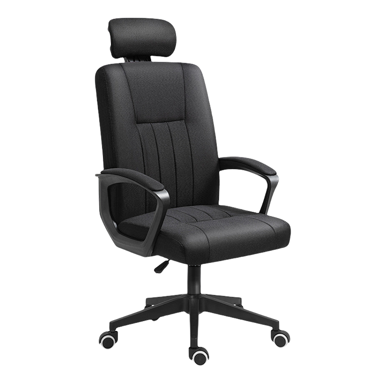 ワークチェア オフィスチェア 事務椅子 回転可能 キャスター付き ヘットレスト ファブリック カーキ カスタマイズ可能 LBY-N034