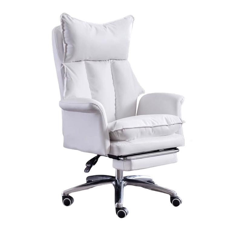 オフィスチェア エグゼクティブチェア フットレスト ヘットレスト キャスター付き ロッキング スタイリッシュ 高品質 LBY-N038
