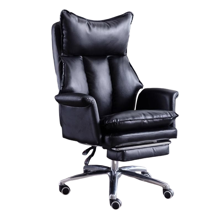オフィスチェア エグゼクティブチェア フットレスト ヘットレスト キャスター付き ロッキング スタイリッシュ 高品質 LBY-N038