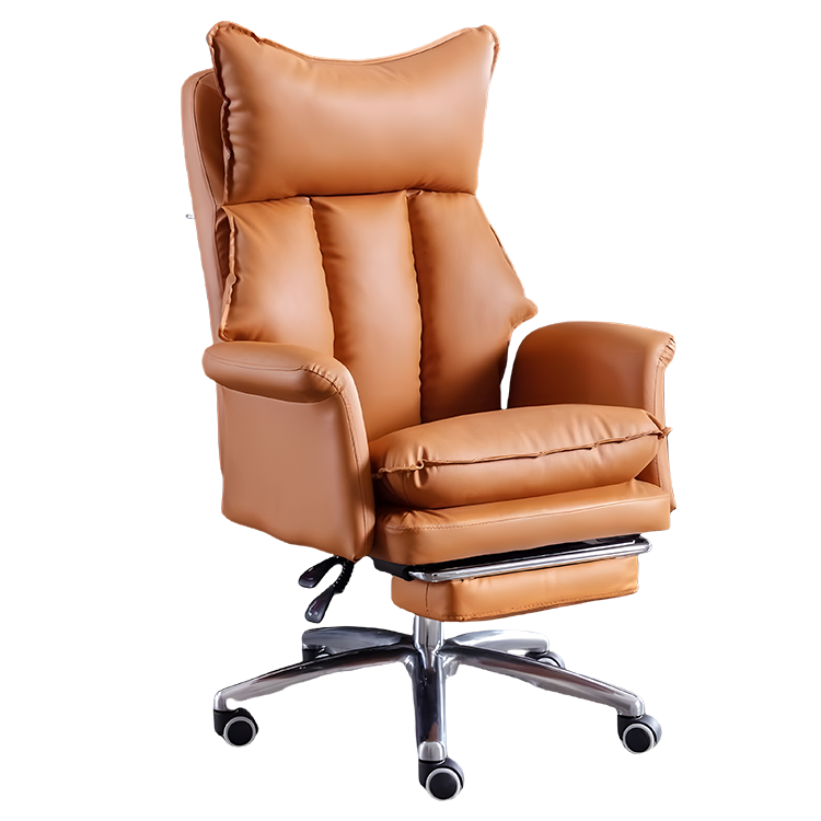 オフィスチェア エグゼクティブチェア フットレスト ヘットレスト キャスター付き ロッキング スタイリッシュ 高品質 LBY-N038