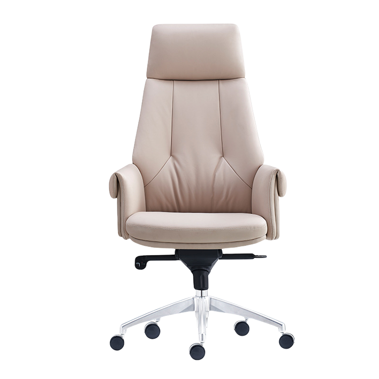 オフィスチェア ワークチェア 事務椅子 エグゼクティブチェア 回転可能 キャスター おしゃれ ベージュ カスタマイズ可能 LBY-N042