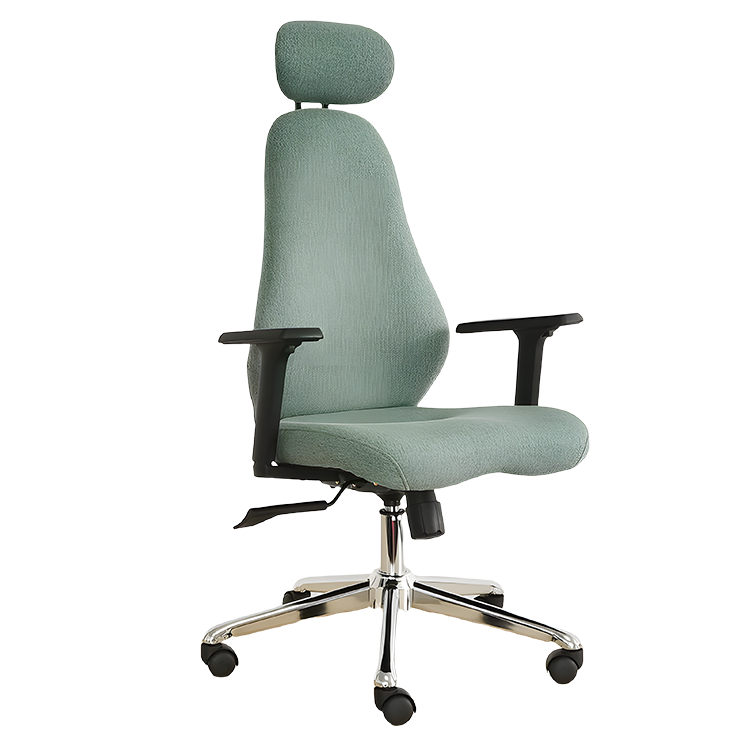 ワークチェア エグゼクティブチェア ハイバック 椅子 キャスター付き 昇降機能 ロッキング グリーン カスタマイズ可能 LBY-N045