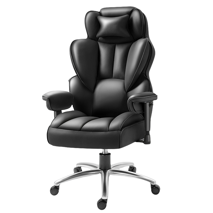エグゼクティブチェア パソコンチェア 回転式チェア キャスター 昇降機能 フットレスト ホワイト ブラック モダン LBY-N046