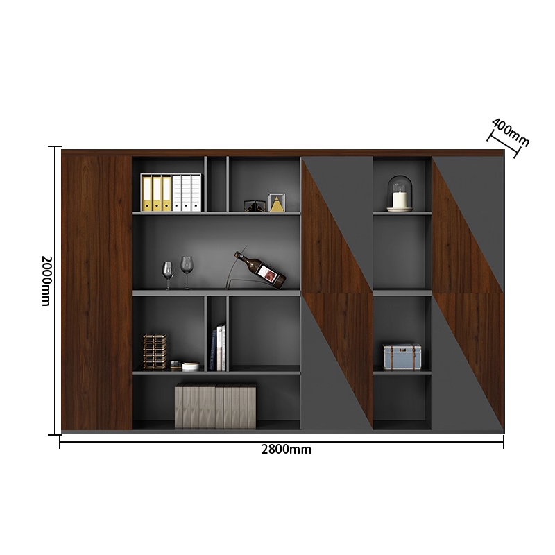 エグゼクティブデスク オフィスデスク 社長机 木製デスク 木目調 配線ボックス ウォールナット カスタマイズ可能 LBZ-N028