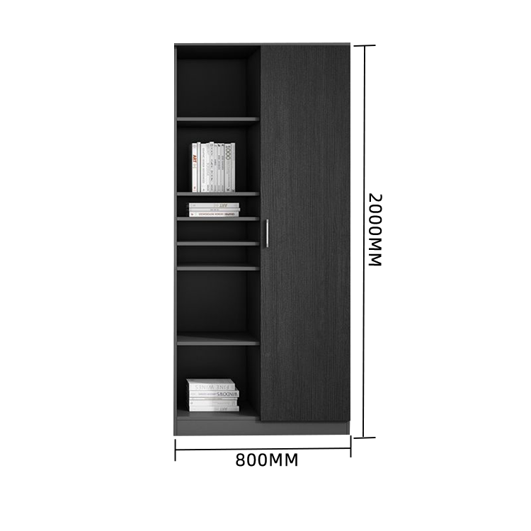 木製キャビネット オフィスキャビネット キャビネット 木目調 オープン収納 扉付き収納 大容量収納 カスタマイズ可能 BGCWG-N002