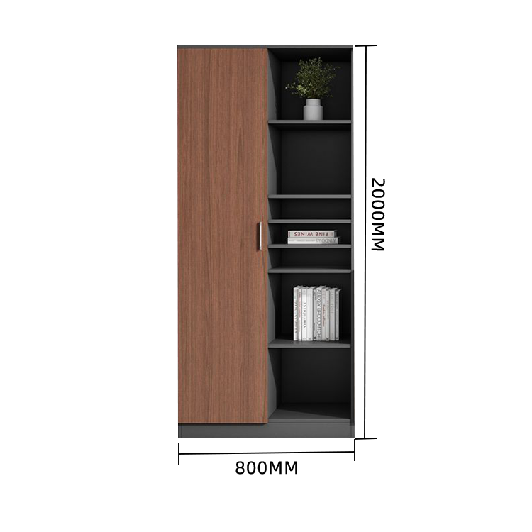 木製キャビネット オフィスキャビネット キャビネット 木目調 オープン収納 扉付き収納 大容量収納 カスタマイズ可能 BGCWG-N002