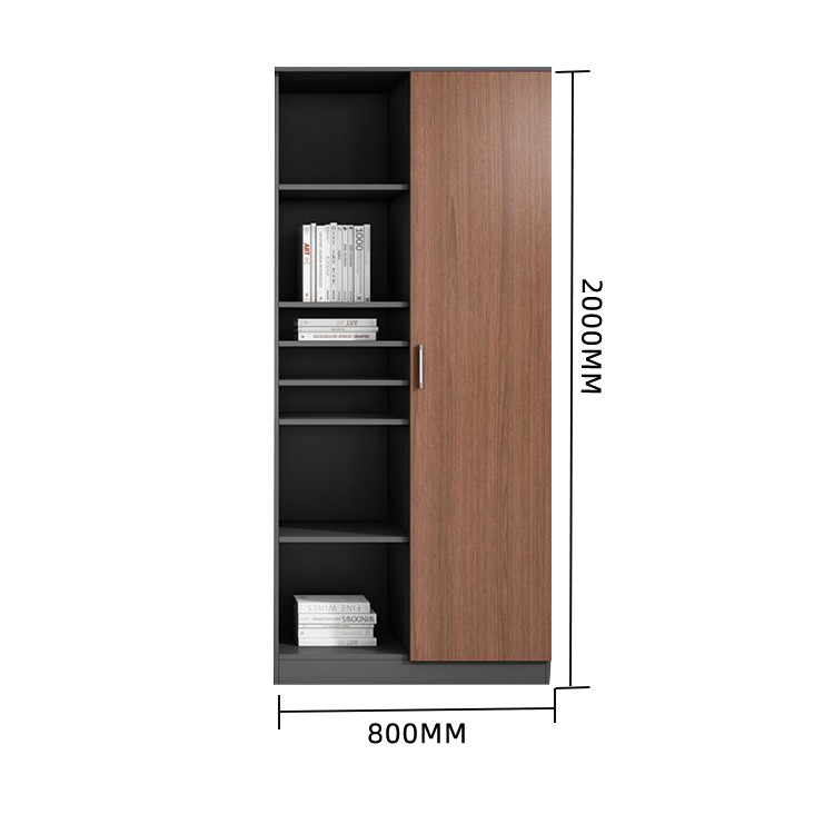 木製キャビネット オフィスキャビネット キャビネット 木目調 オープン収納 扉付き収納 大容量収納 カスタマイズ可能 BGCWG-N002