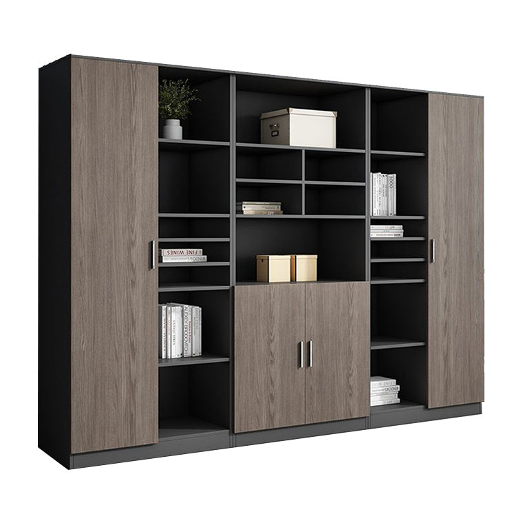 木製キャビネット オフィスキャビネット キャビネット 木目調 オープン収納 扉付き収納 大容量収納 カスタマイズ可能 BGCWG-N002