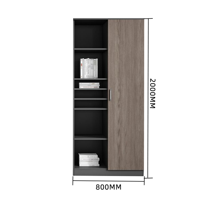 木製キャビネット オフィスキャビネット キャビネット 木目調 オープン収納 扉付き収納 大容量収納 カスタマイズ可能 BGCWG-N002