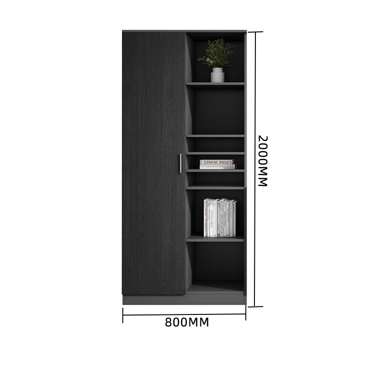 木製キャビネット オフィスキャビネット キャビネット 木目調 オープン収納 扉付き収納 大容量収納 カスタマイズ可能 BGCWG-N002