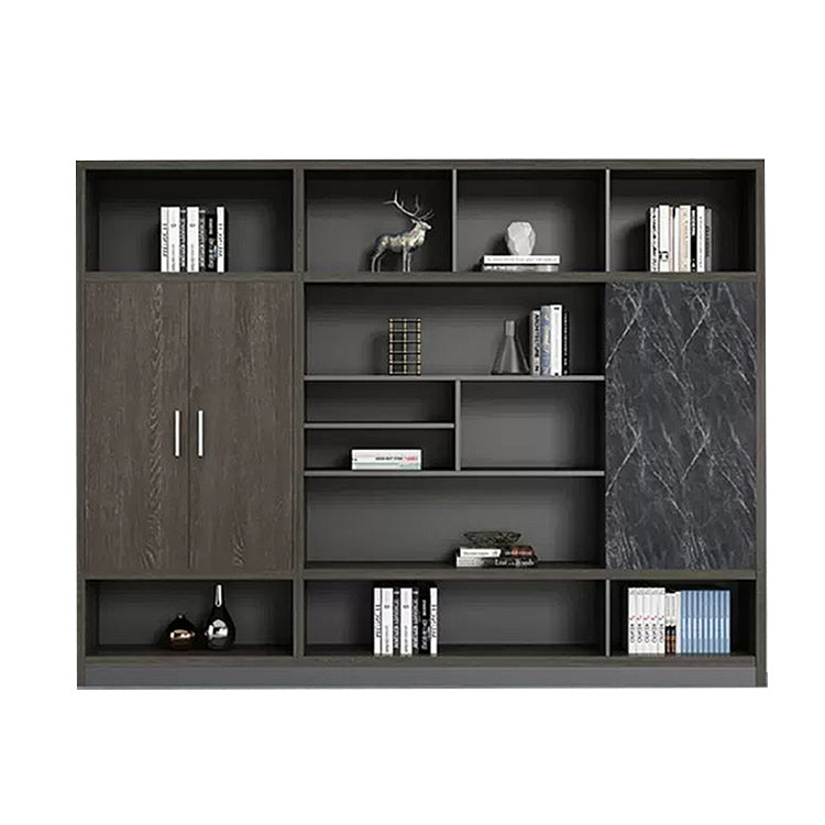 木製キャビネット ディスプレイラック オフィスキャビネット 木目調 大容量収納 分類収納 シンプル カスタマイズ可能 BGCWG-N005