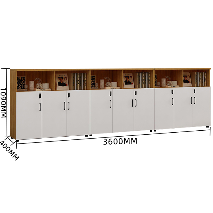 木製キャビネット キャビネット リビング用 扉付き収納 ダイヤル錠 大容量収納 おしゃれ ホワイト カスタマイズ可能 BGCWG-N013