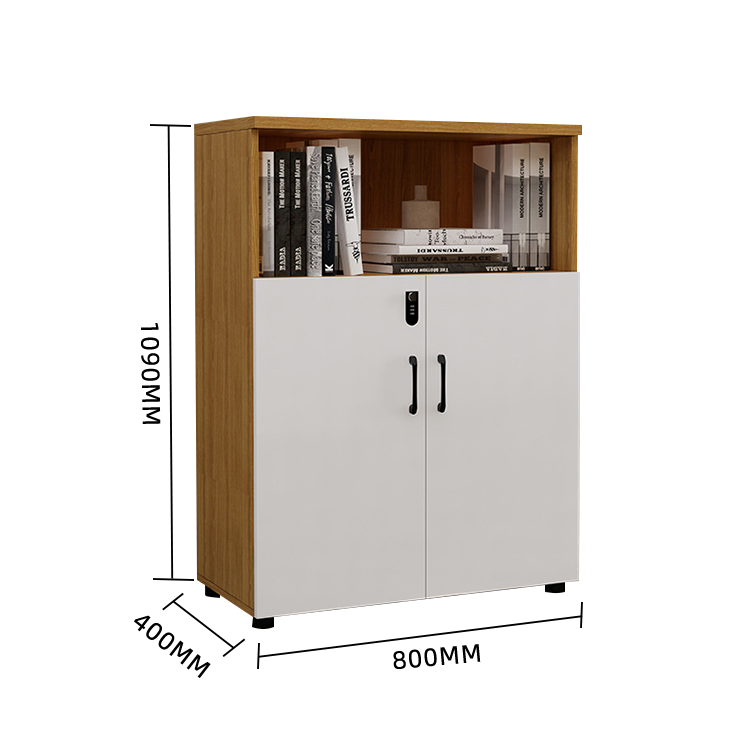 木製キャビネット キャビネット リビング用 扉付き収納 ダイヤル錠 大容量収納 おしゃれ ホワイト カスタマイズ可能 BGCWG-N013