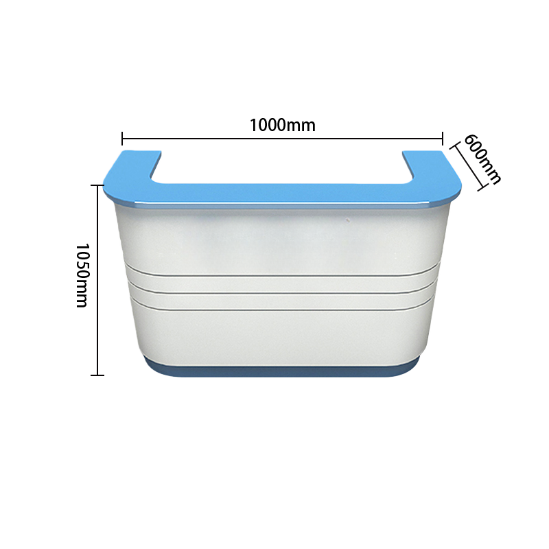 受付カウント 大容量収納 広い天板 上質な素材 組立必要 JDQT-N078