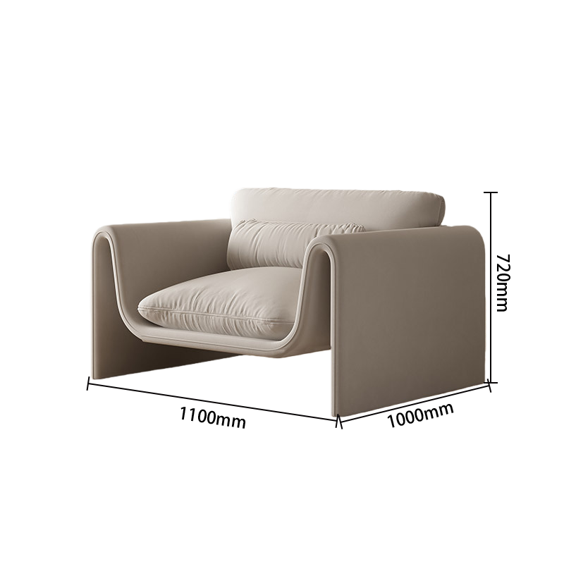 ソファ リビングソファ アームソファ 1人掛け 3人掛け ボア生地 人間工学 シンプル ホワイト カスタマイズ可能 JYSF-N009