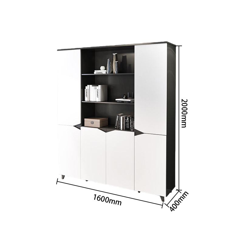 エグゼクティブデスク オフィスデスク デスク PC収納スペース 鍵付き引き出し 配線ボックス ホワイト カスタマイズ可能 LBZ-N036